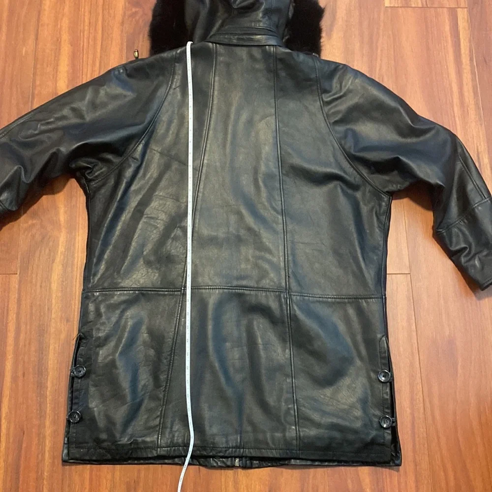 🔥BUNDLESALE Mens XS S authentic mink fur leather jacket coat Italian Milano